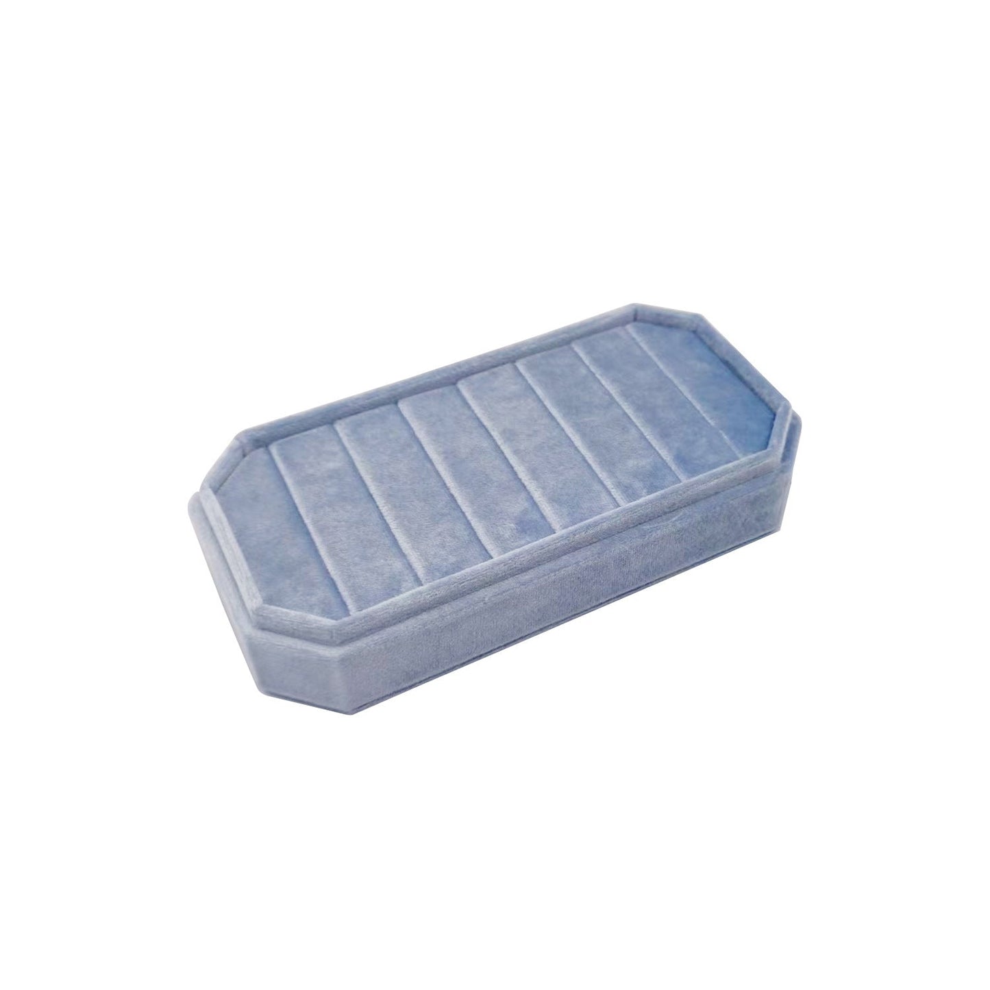 Aurora Velvet Ring Organizer Display Tray