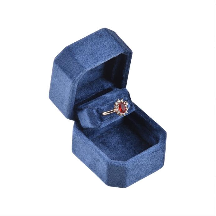 Assorted Square Velvet Ring Box Collection-JPM0215