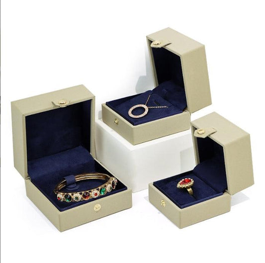Snap button PU Jewelry Box Collection-JPM0185