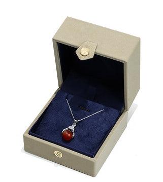 Snap button PU Jewelry Box Collection-JPM0185